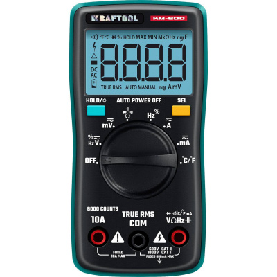 KRAFTOOL  KM-600 цифровой мультиметр  {59854}
