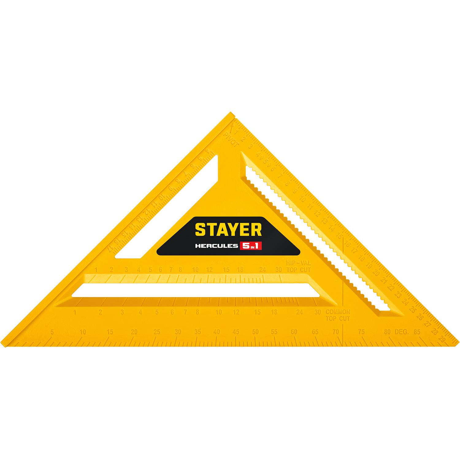 STAYER  305 мм, 5-в-1, Универсальный кровельный пластиковый угольник  {34522-30}