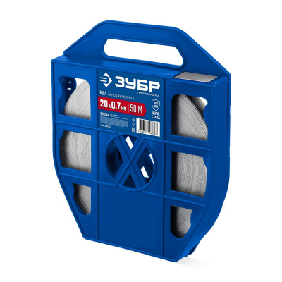 ЗУБР  БДЛ 20 х 0.7 мм, 50 м, бандажная лента нержавеющая, AISI 304, Профессионал {310244}