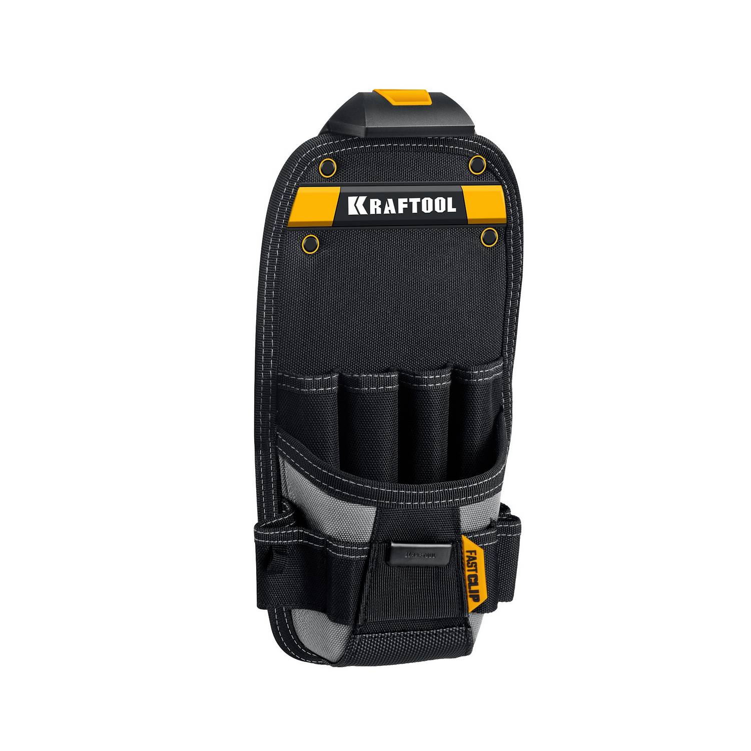 KRAFTOOL  KP-11 с быстросъёмным креплением FastClip, 11 карманов и петель, 170 х 360 мм, поясная сумка  {38777}