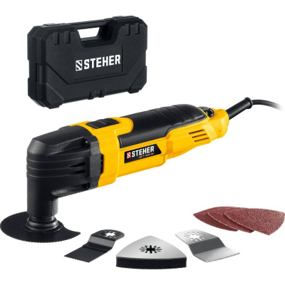 STEHER OIS, 400 В, реноватор, кейс, набор насадок  {MFT-400 SK}