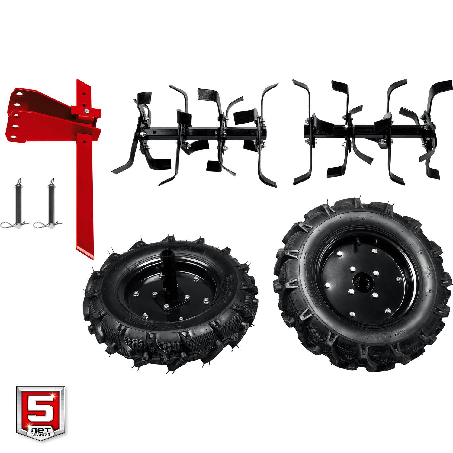 ЗУБР МТШ-600 мотоблок бензиновый с ВОМ, 270 см3 {МТШ-600}