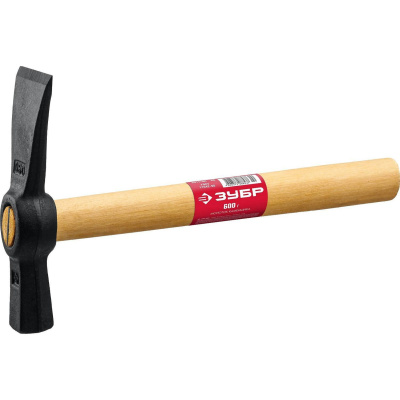600 г молоток каменщика с деревянной рукояткой, ЗУБР {2015-06_z02}