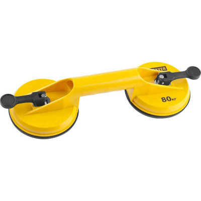 Стеклодомкрат STAYER "MASTER" MAXLift, пластмассовый, двойной, 80кг {33718-2}