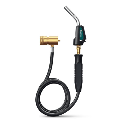 KRAFTOOL  KS-8000, со шлангом 1.4м  с пьезоподжигом на баллон  турбо нагрев + 30% 2000°C, Газовая горелка Blue Fire {55512}