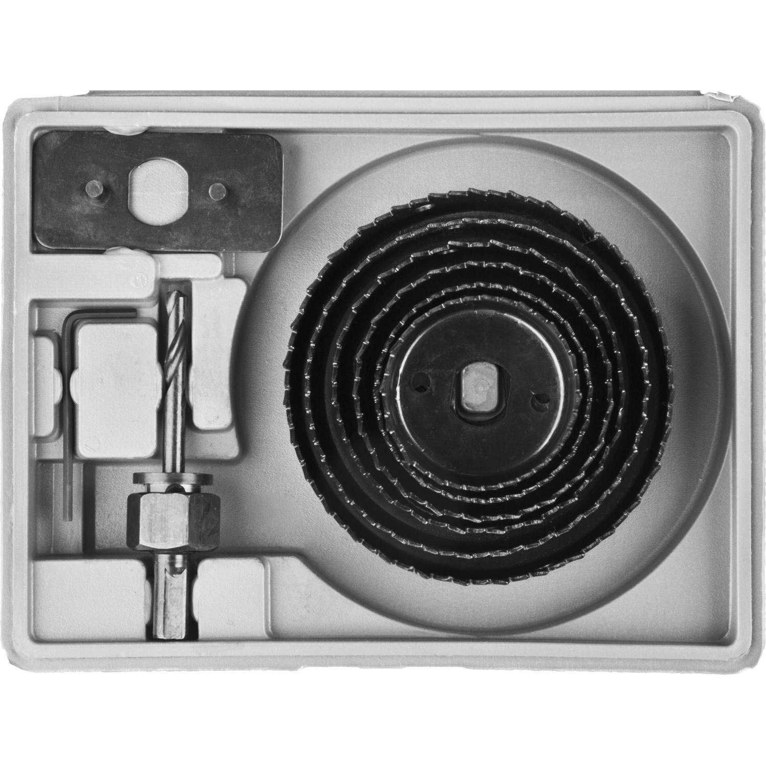 STAYER Maxcut 6шт, набор кольцевых коронок по дереву 51-102мм {29600-H8}