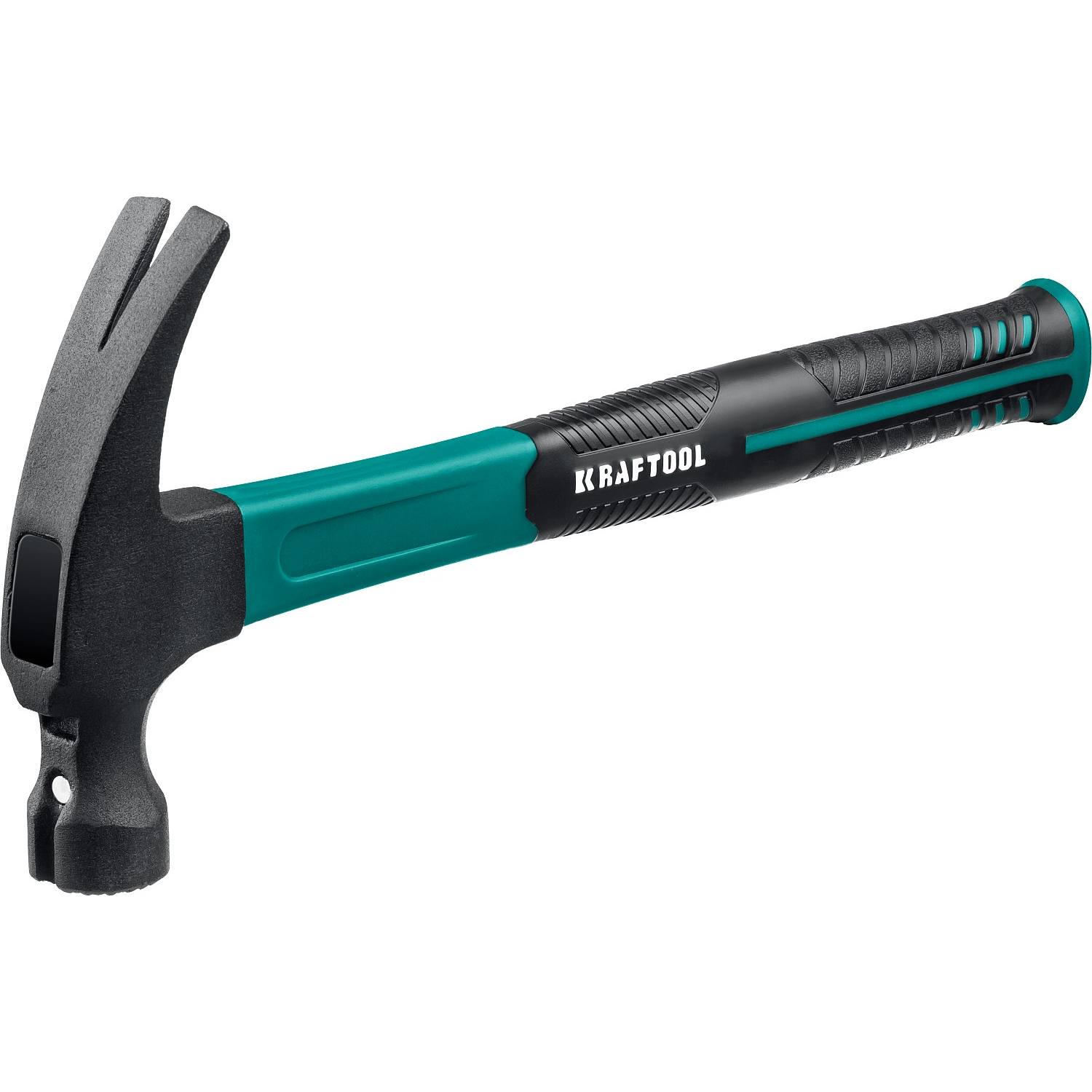 KRAFTOOL Fiberglass 560 г молоток-гвоздодёр столярный c фиберглассовой рукояткой {20265-56_z01}