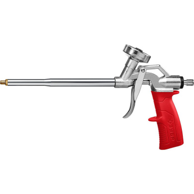 ЗУБР МАСТЕР пистолет для монтажной пены, металлический корпус {06874_z01}