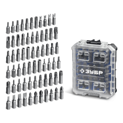 ЗУБР  Спец 66 предм., система стыковки  Z-БОКС, набор специальных бит, Профессионал {26394-H66}