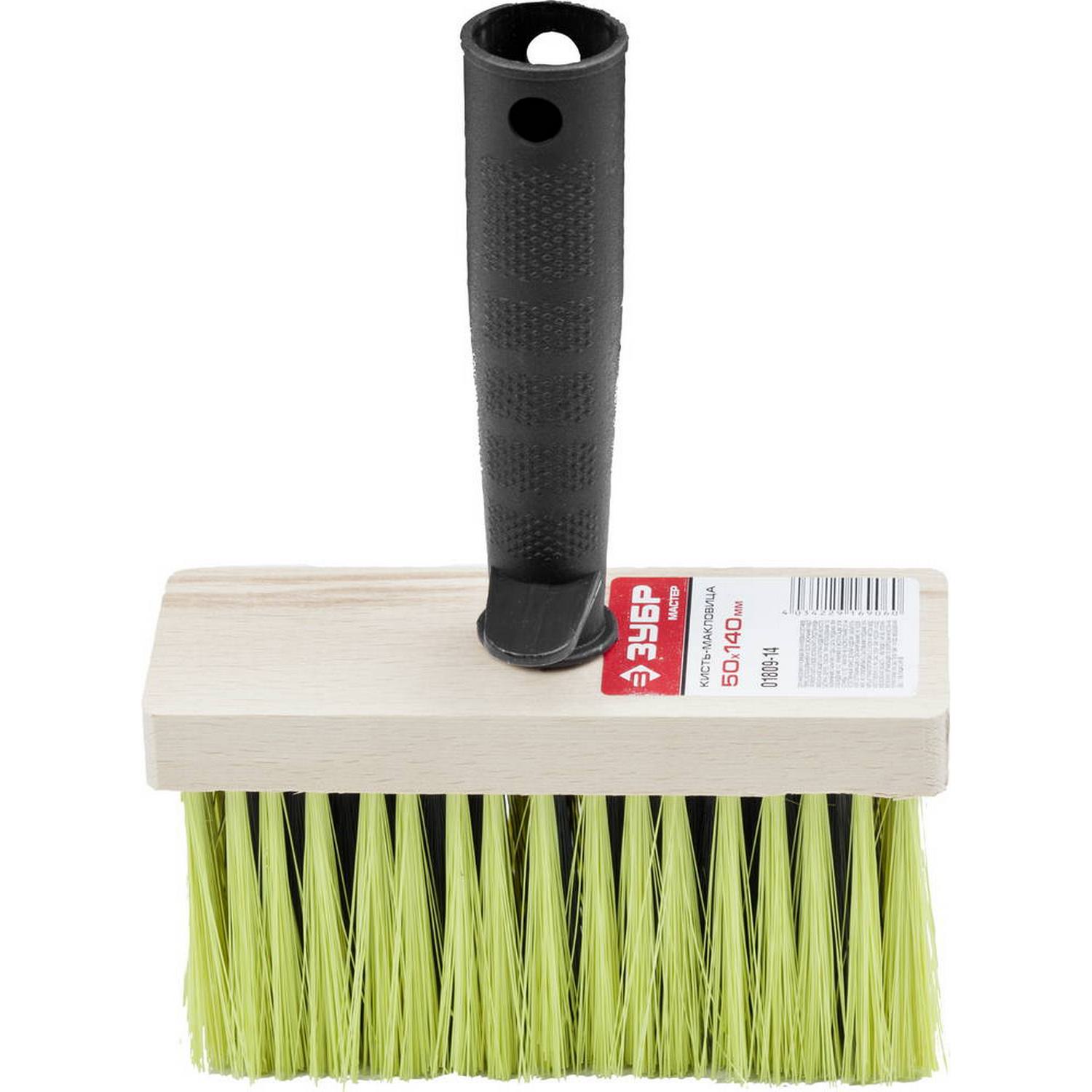 Макловица ЗУБР "Мастер" МАКСИ, искусственная щетина, деревянный корпус, 50x140мм {01809-14}