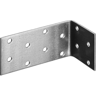 Уголок крепежный анкерный УКА-2.0, 40х80х40 х 2мм, ЗУБР {310226-040-080}