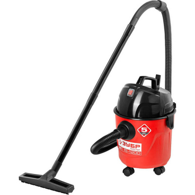 Пылесос хозяйственный, ЗУБР ПУ-15-1200 М1, модель М1-15, 15 л, 1200 Вт, сухая и влажная уборка {ПУ-15-1200 М1}