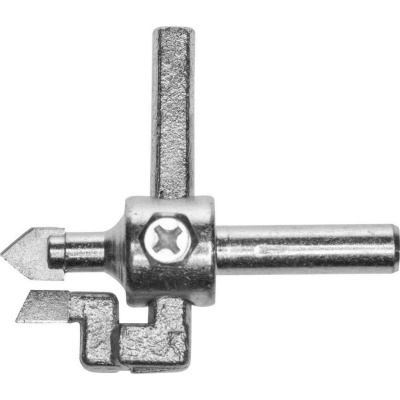 Сверло STAYER "MASTER" регулир, однорезцовое, по кафелю,"Балеринка", d=20-90мм, в блистере {3330_z01}