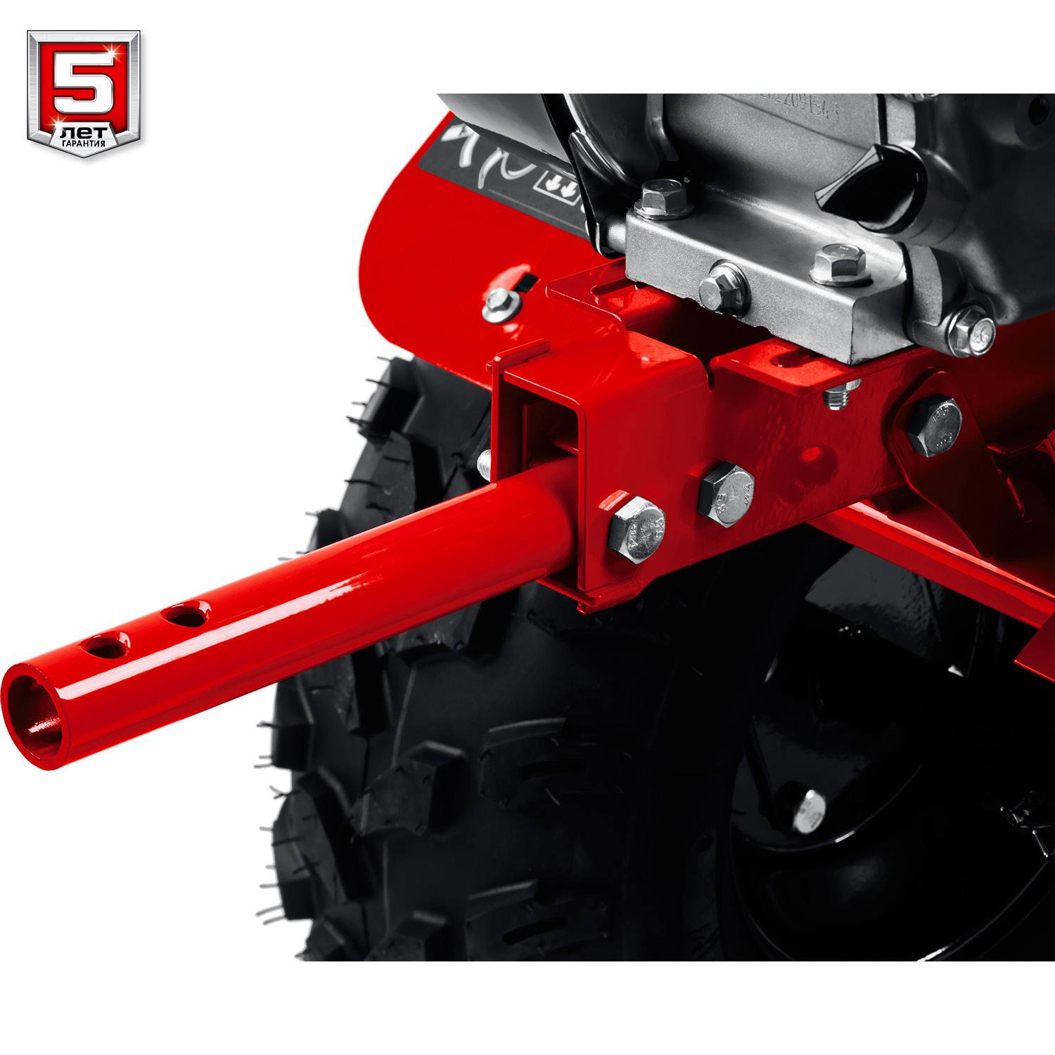 Бензиновый мотоблок ЗУБР, увеличенные колеса, 7 л.с. {МТБ-300 У}