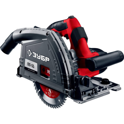 Пила погружная, 90°-55 мм, диск 165 мм, 1200 Вт, ЗУБР {ПП-55}