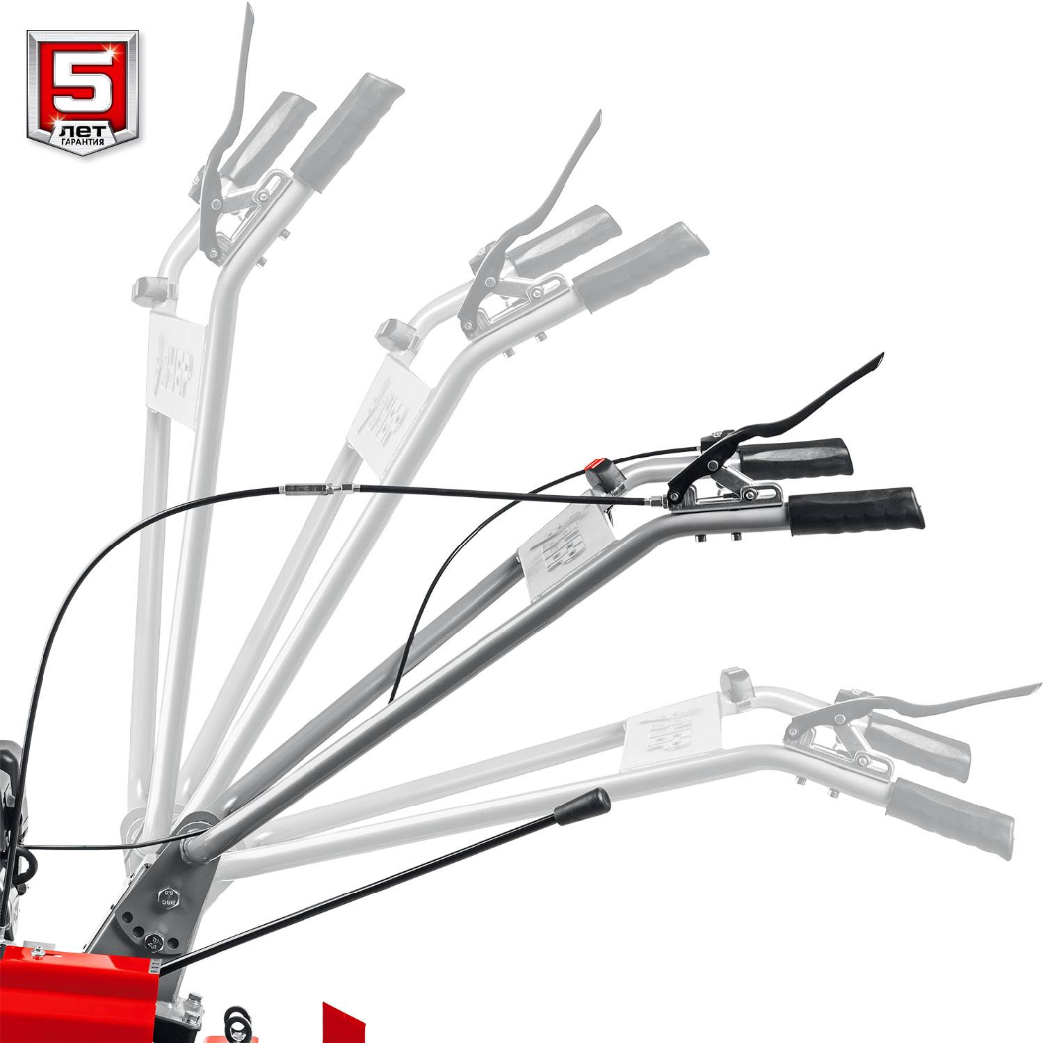 Бензиновый мотоблок ЗУБР, увеличенные колеса, 7 л.с. {МТБ-300 У}