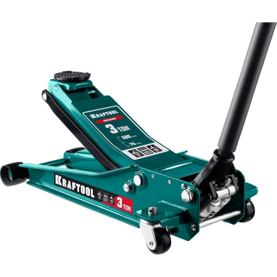 KRAFTOOL GRAND 3т 75-500мм подкатной домкрат универсальный для СТО {43451-3}