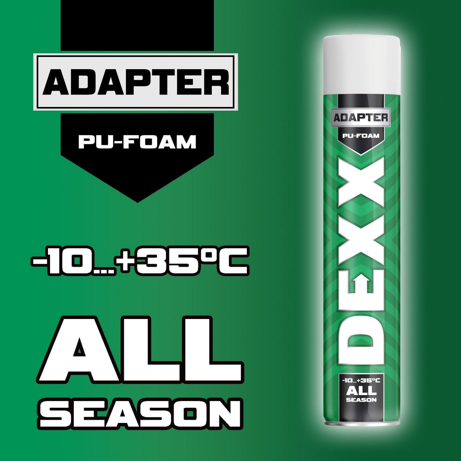 ADAPTER пена монтажная, адаптерная, всесезонная, 750мл, DEXX {41123}