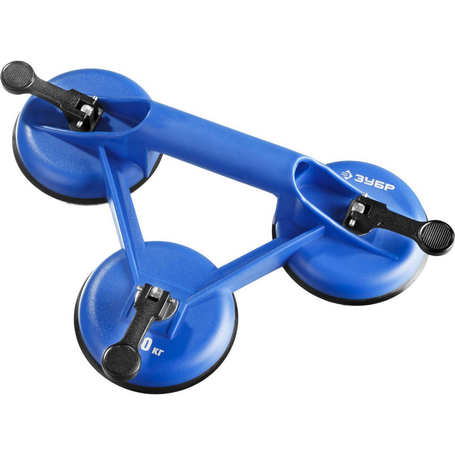 Стеклодомкрат ЗУБР "Профессионал" пластиковый, профессиональный, тройной, 140кг {3372-3_z01}