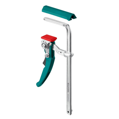 KRAFTOOL  KRAFTFLEX, KLT-160, 160/60 мм, универсальная, цельнокованая, рычажная, быстрозажимная, в T-track струбцина {32331-160}