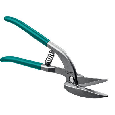 KRAFTOOL PELIKAN Ножницы по металлу цельнокованые, длинный прямой сквозной рез, 300 мм {23008-30_z02}