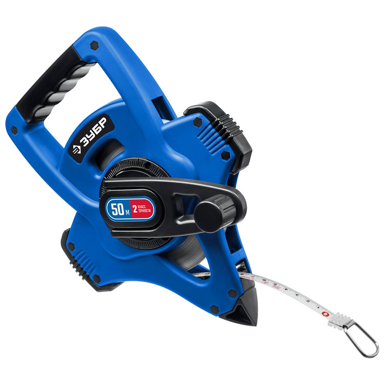 ЗУБР  50 м, геодезическая стальная мерная лента, Профессионал  {34170-50_z01}