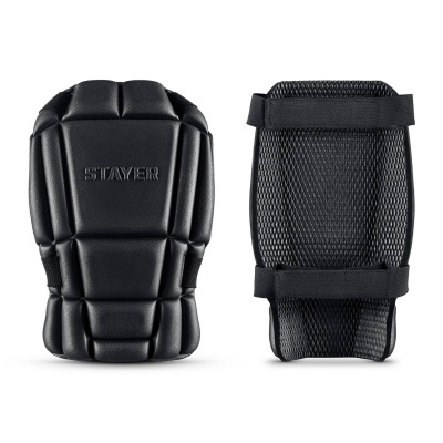 STAYER  UNIVERSAL 2 в 1 вставка-наколенники защитные из ЭВА, 2 крепежных ремня {11197}