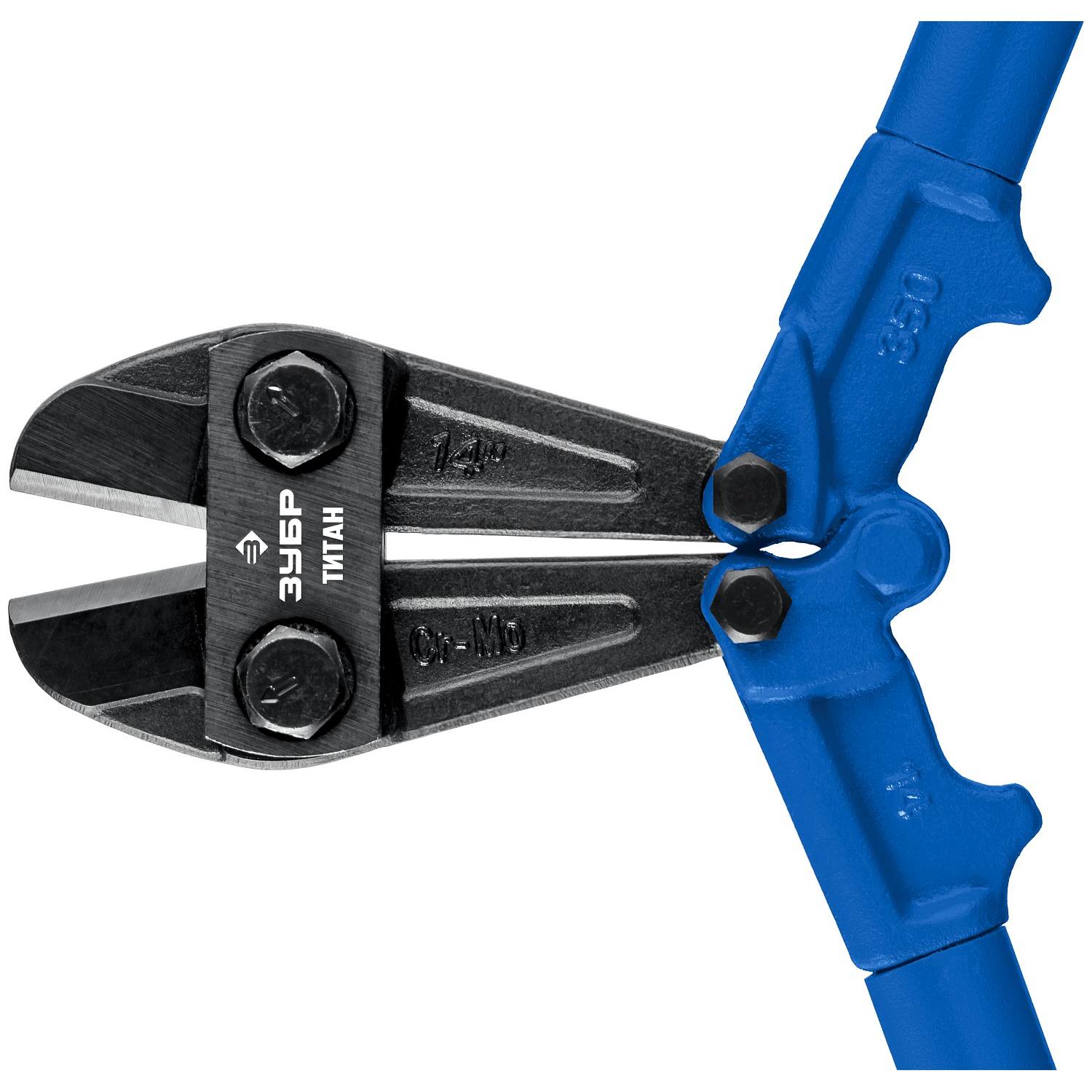 Титан болторез, Cr-Mo, 62 HRC, кованый коннектор, серия Профессионал, 900 мм - макс d= 21 мм / HRC 40 до d= 11 мм