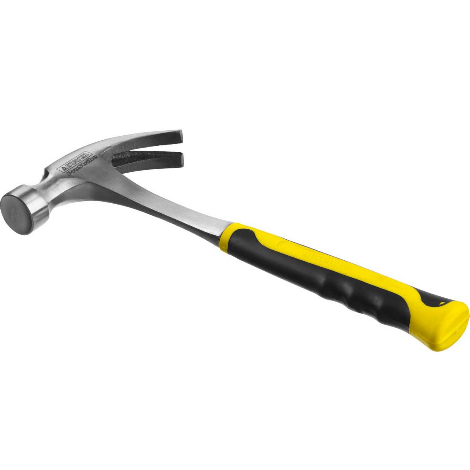 STAYER STRIKE 450 г молоток-гвоздодёр цельнометаллический столярный {2025-450}