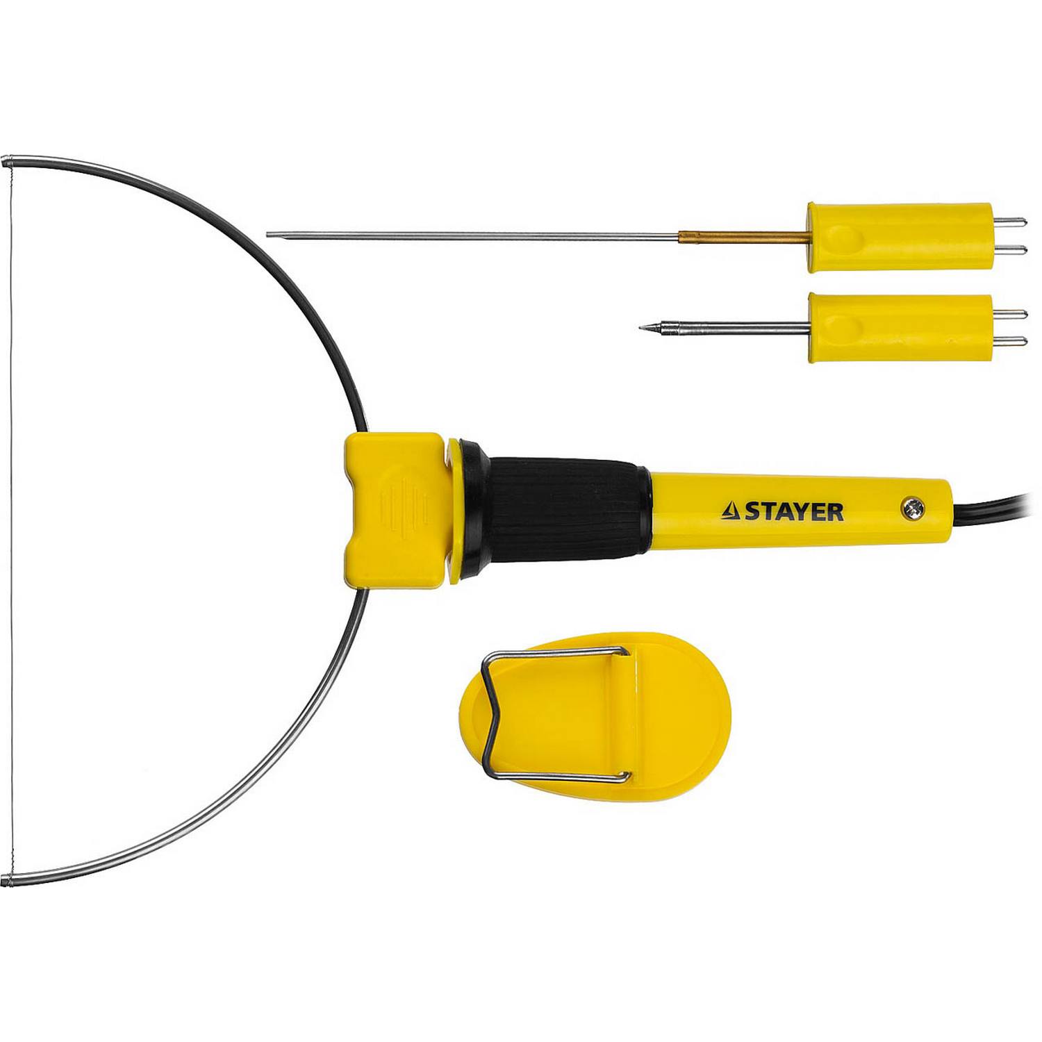 STAYER  MAXterm, 7 Вт, в наборе: 3 насадки, аккуратный рез пенопласта + пластика, прибор для художественной резки (45257-H3)