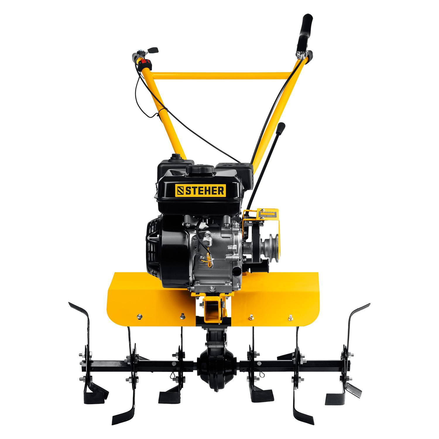 Бензиновый мотоблок STEHER, 7 л.с., без колес {GT-300 L}