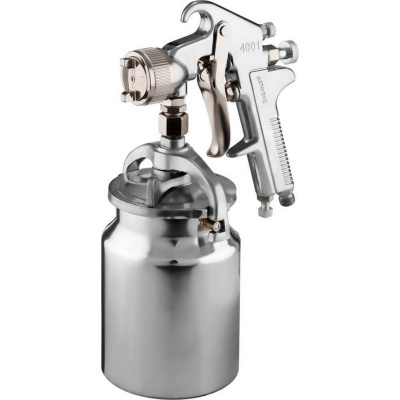 Краскопульт пневматический STAYER AirPro HVLP с нижним бачком, 1.4мм {06477-1.4}