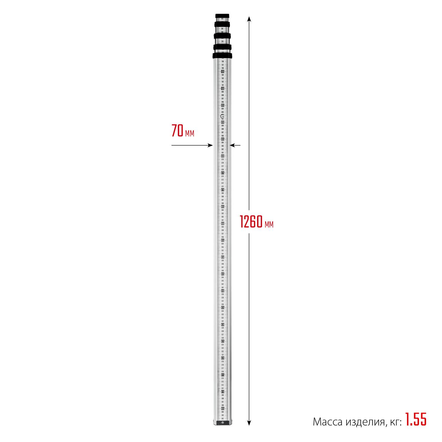 РГ 5 рейка геодезическа, ЗУБР {34948-5}
