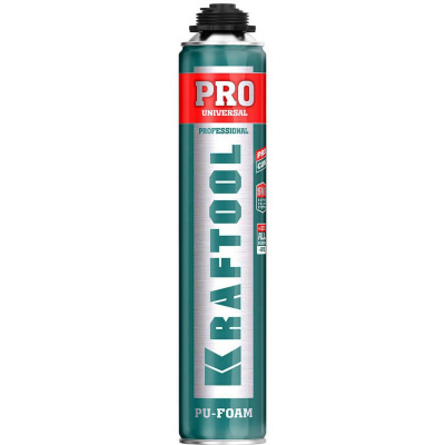 KRAFTOOL  PRO, 750 мл, пистолетная, всесезонная, SVS, не залипающий клапан, выход до 45 л, монтажная пена (41182)