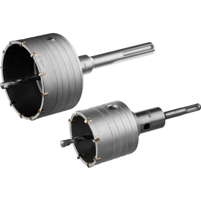 Набор коронок по бетону с оснасткой, d = 68, 100 мм, кейс, ЗУБР Профессионал {29185-H2-2}