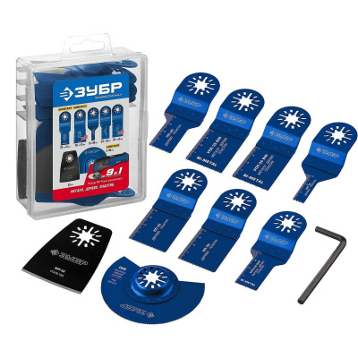 Набор насадок для реноватора, 9 предм., ЗУБР Профессионал, НР-9 {15576}