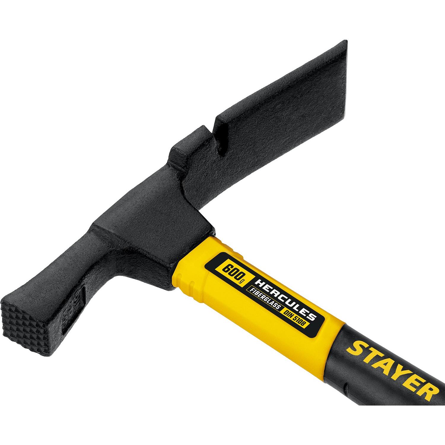 Молоток каменщика с фиберглассовой рукояткой STAYER Hercules 600 г {20161_z01}