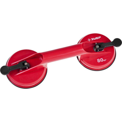 ЗУБР "Мастер". Стеклодомкрат пластмассовый, двойной, 80кг {33724-2}