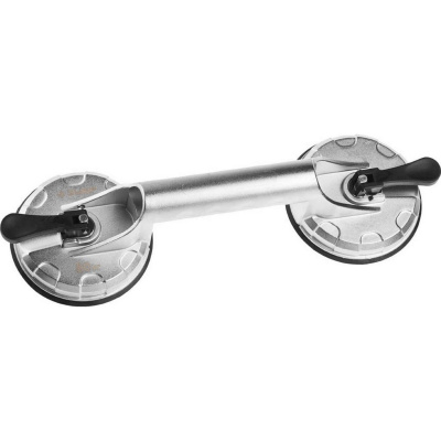 Стеклодомкрат ЗУБР "ПРОФИ" алюминиевый, профессиональный, двойной, 80кг {33723-2}