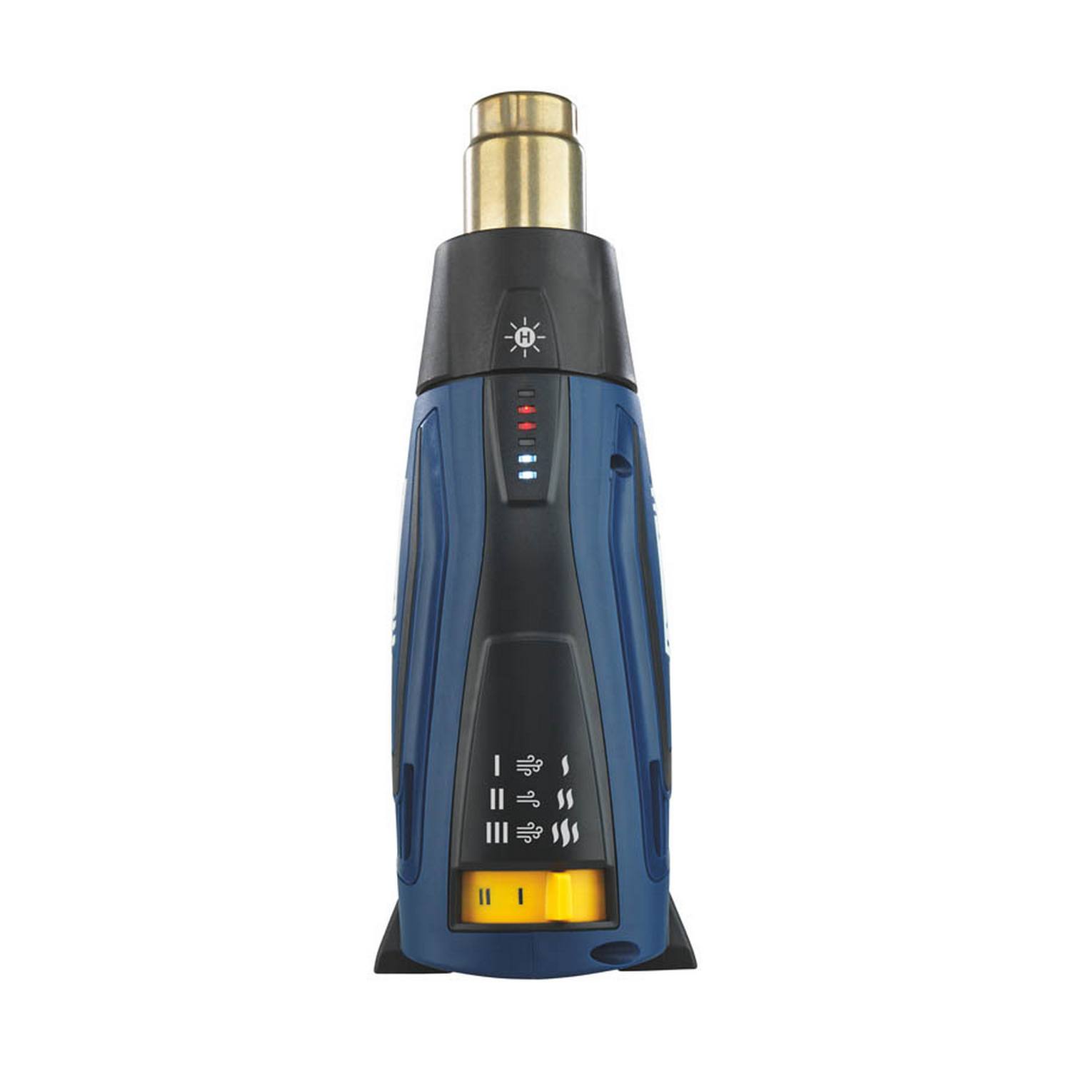 RAPID R2200 фен строительный 2200 Вт. Регулировка температуры: 60-650 °C. Расход воздуха: 250-500 л/мин. Светодиодная индикация нагрева