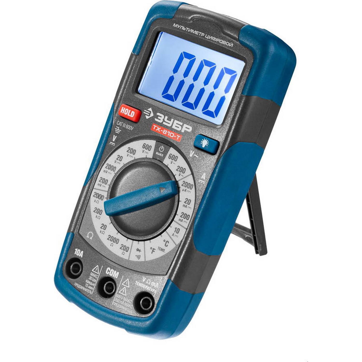 Мультиметр ЗУБР ТХ-810-Т цифровой {59810}
