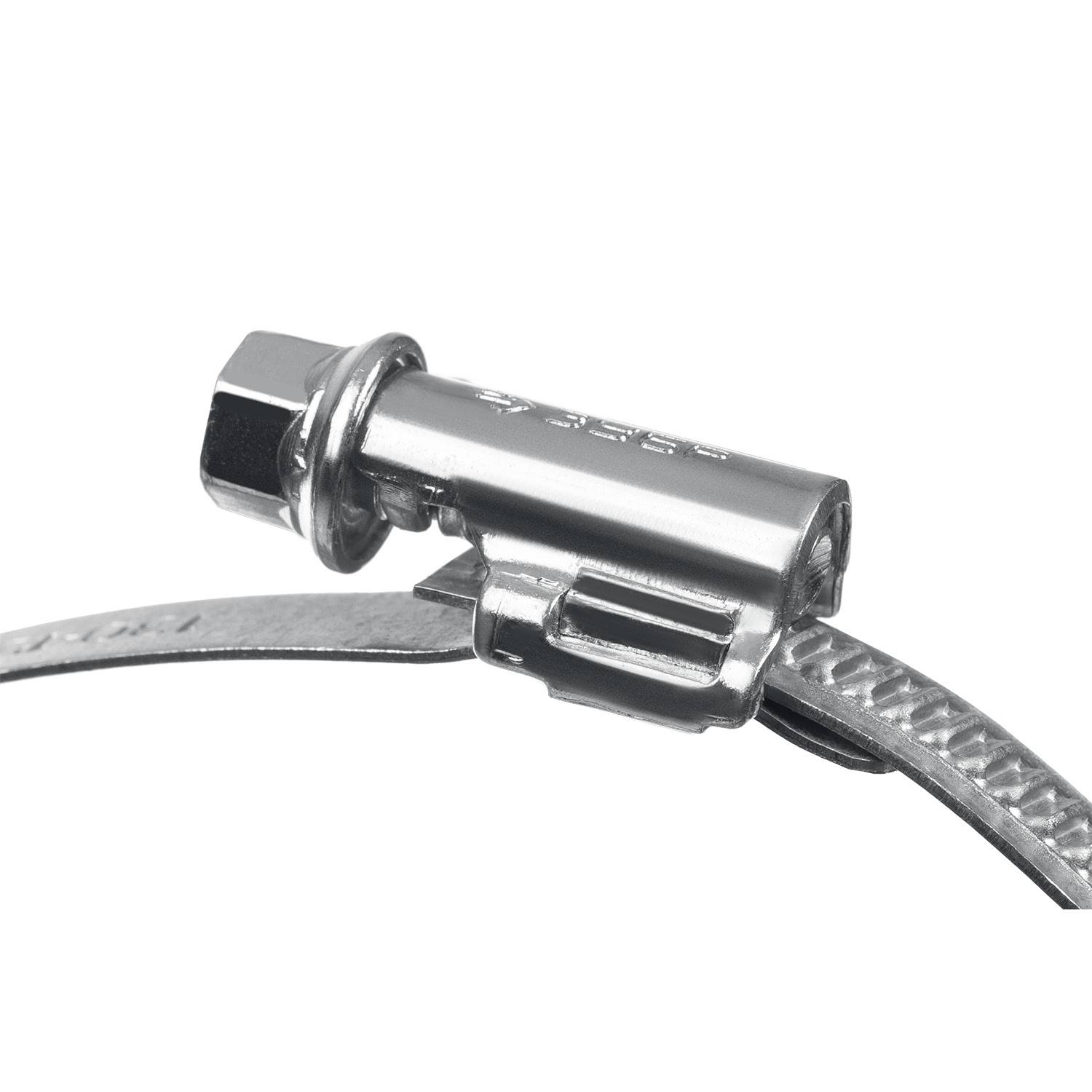 ЗУБР  Х-9Н 8-12 мм, накатная лента 9 мм, червячный хомут, цинк, 50 шт  {37807-12}