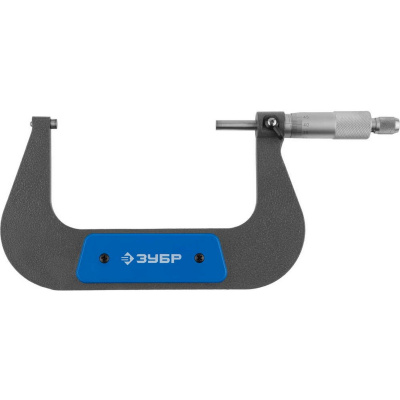 Микрометр ЗУБР "ЭКСПЕРТ" гладкий механический, МК 125, диапазон 100-125мм, шаг измерения 0,01мм {34480-125_z01}