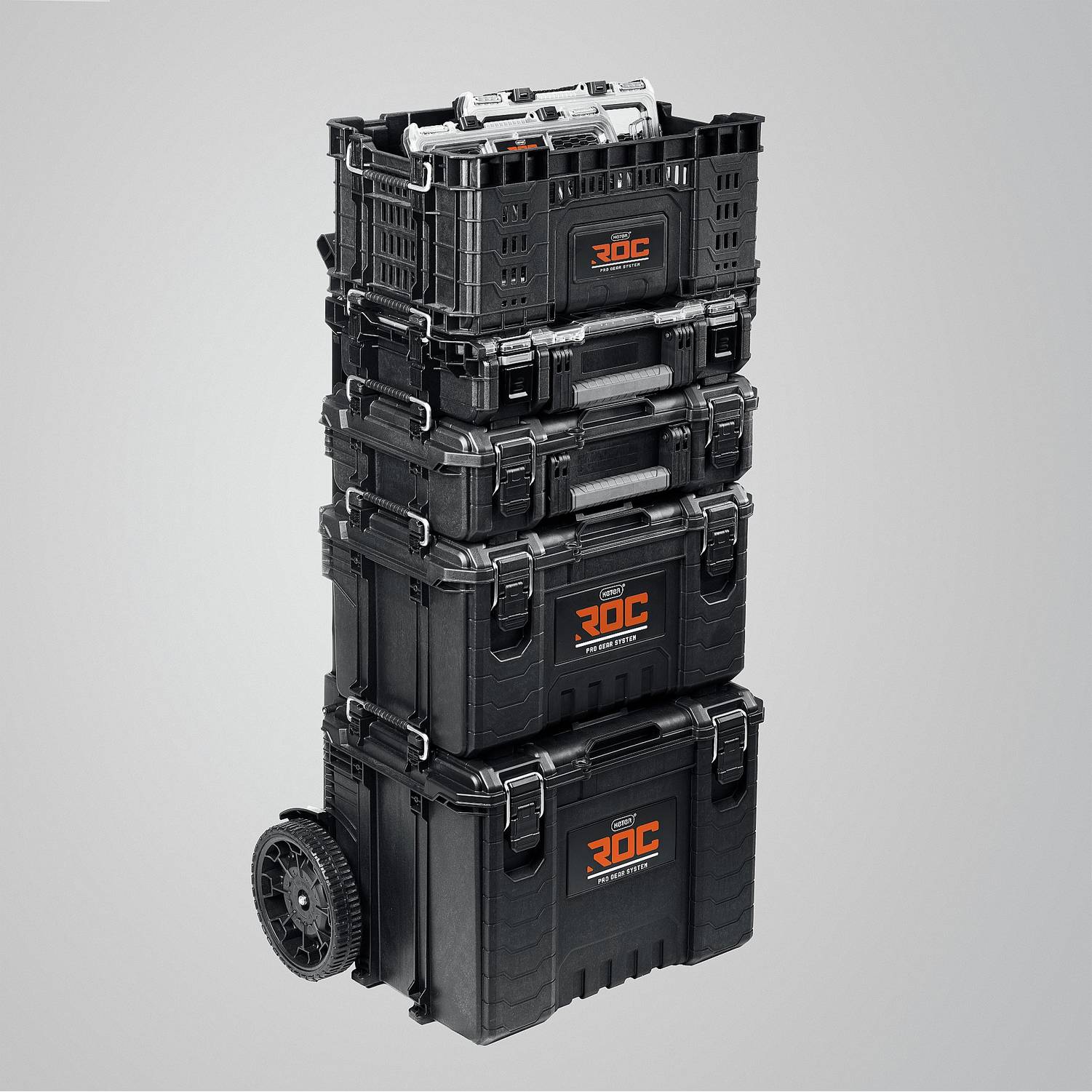 KETER  ROC PRO GEAR 2.0 (22") тележка с пластиковым ящиком {38370_z01}