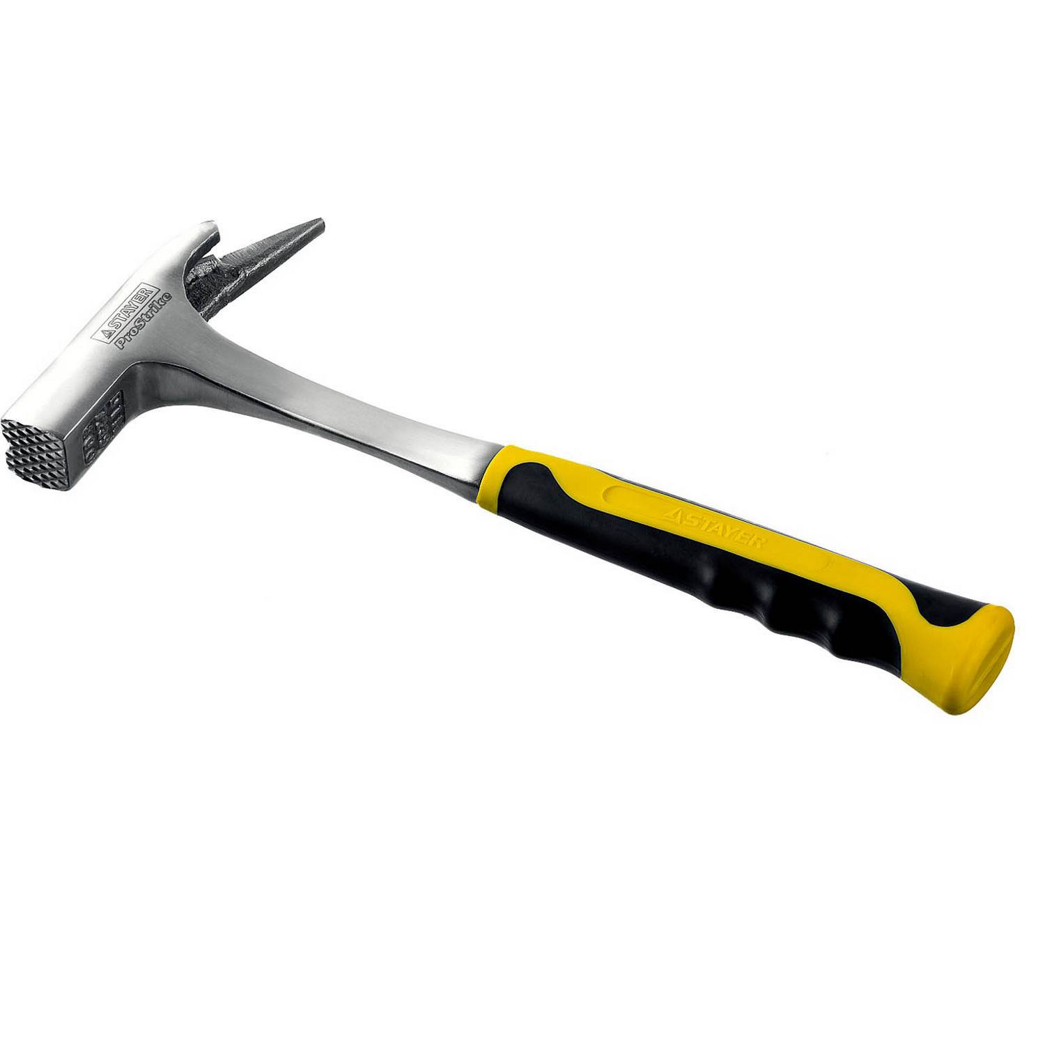 Молоток КРОВЕЛЬЩИКА STRIKE 600г цельнометаллический, STAYER Professional 20205 {20205}