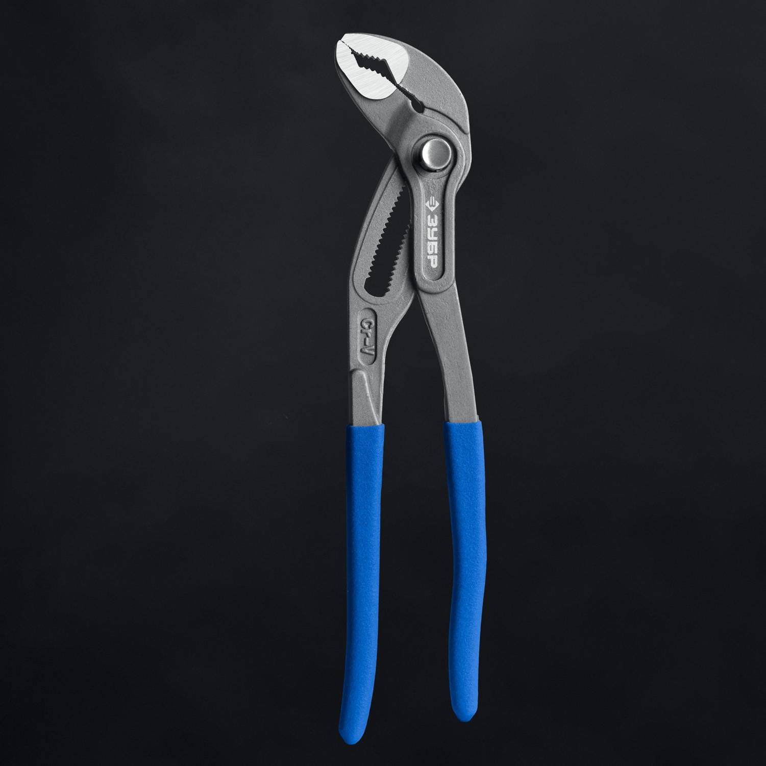 ЗУБР  Профи 250 мм, захват 60 мм, CrV, переставные клещи с быстрым перемещением  (22441-25)