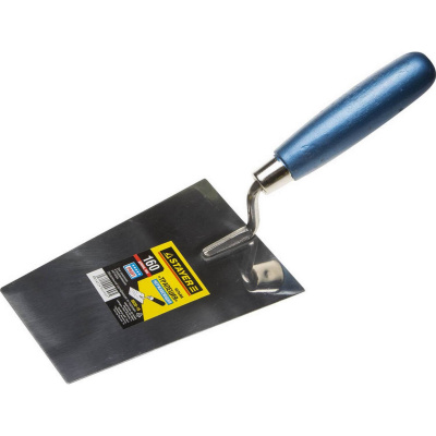 Кельма STAYER "PROFI", "трапеция", нержавеющее полотно, деревянная рукоятка, 160мм {0830-16}