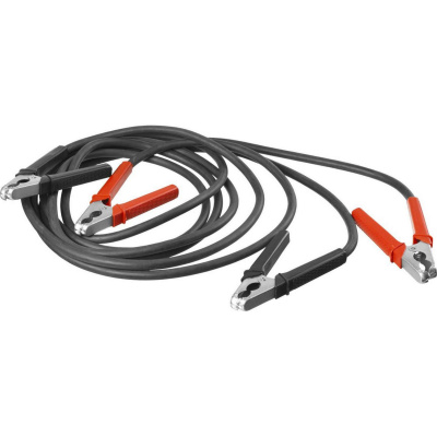 Пусковые провода  400 А, 3 м, морозостойкие, в сумке, ЗУБР {59330-400-3}