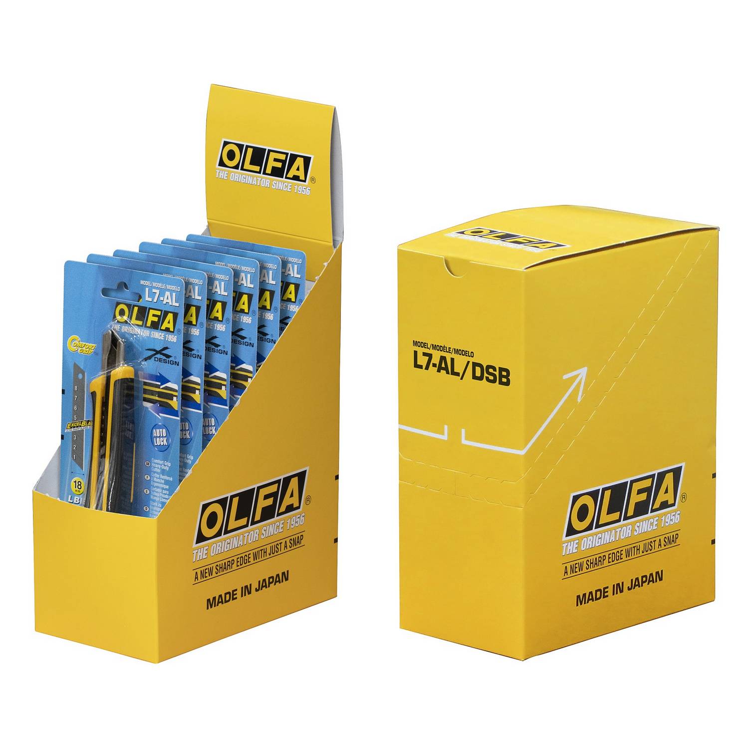 OLFA  Autolock 18 мм, Нож {OL-L7-AL}