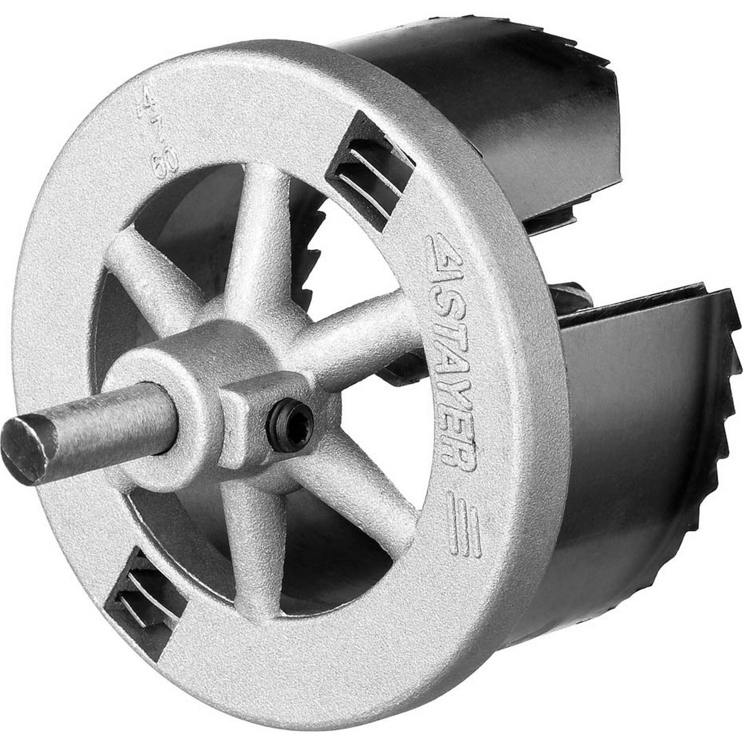 STAYER  3 шт, (60-67-74 х 32 мм), усиленная, наборная кольцевая пила по дереву, Professional (2957-074)